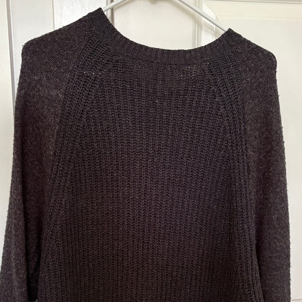 Chic Black Knit Sweater for Women